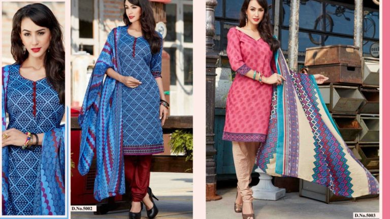 Latest Cotton Dress Materials With Price
